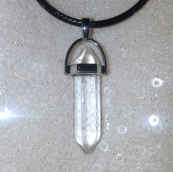 Crystal Quartz Chakra Healing Necklace - Picture 6 of 10